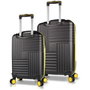 Zoozie Bags Set de maletas de 2 piezas en negro